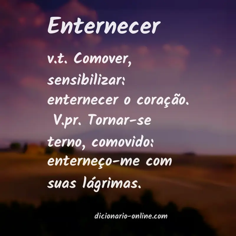 Significado de enternecer