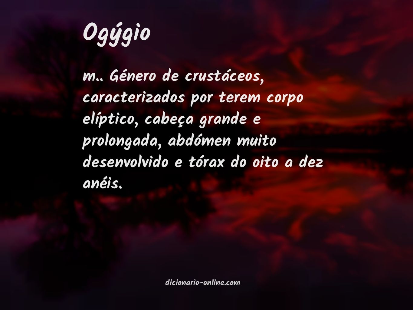 Significado de ogýgio