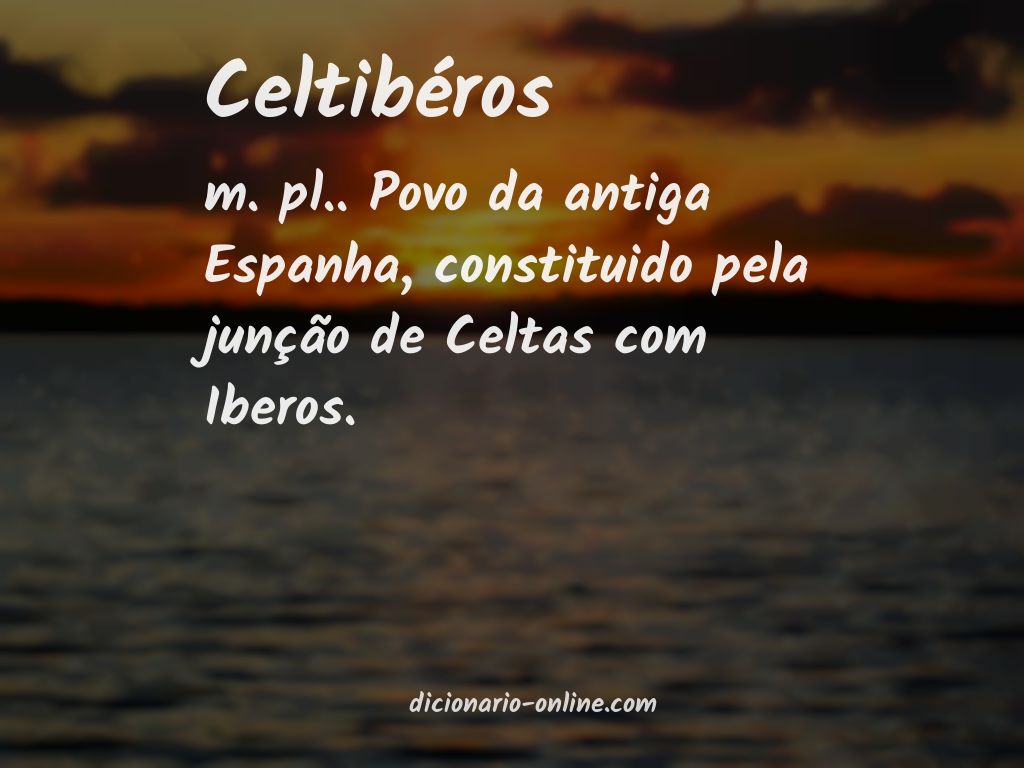 Significado de celtibéros