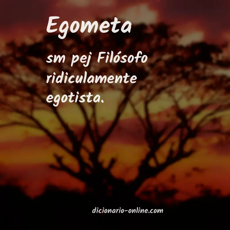 Significado de egometa