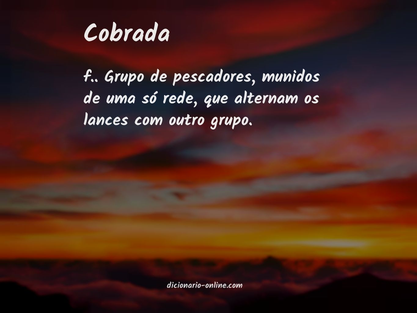 Significado de cobrada