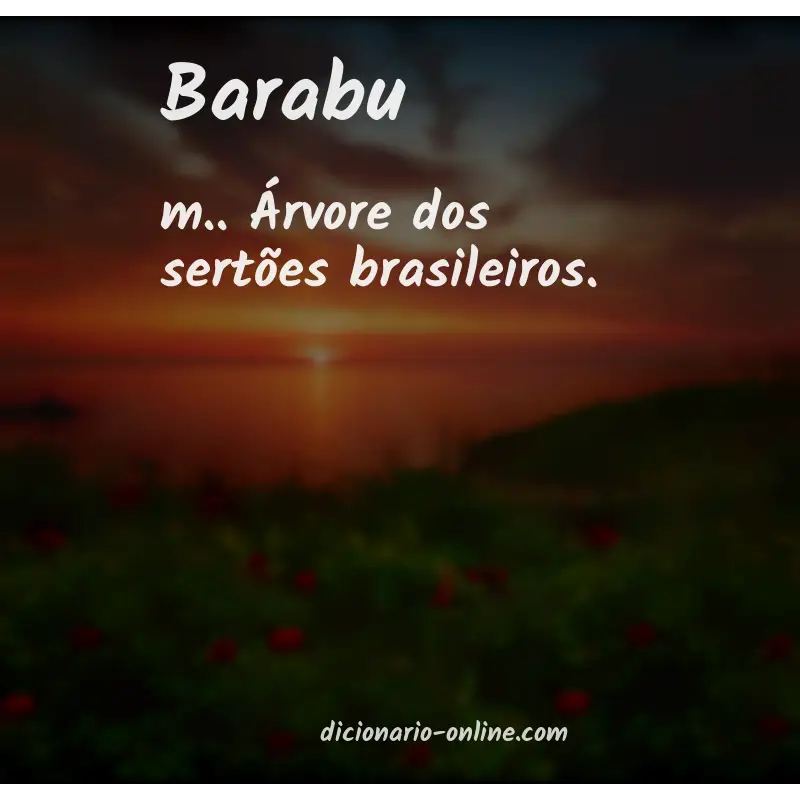 Significado de barabu