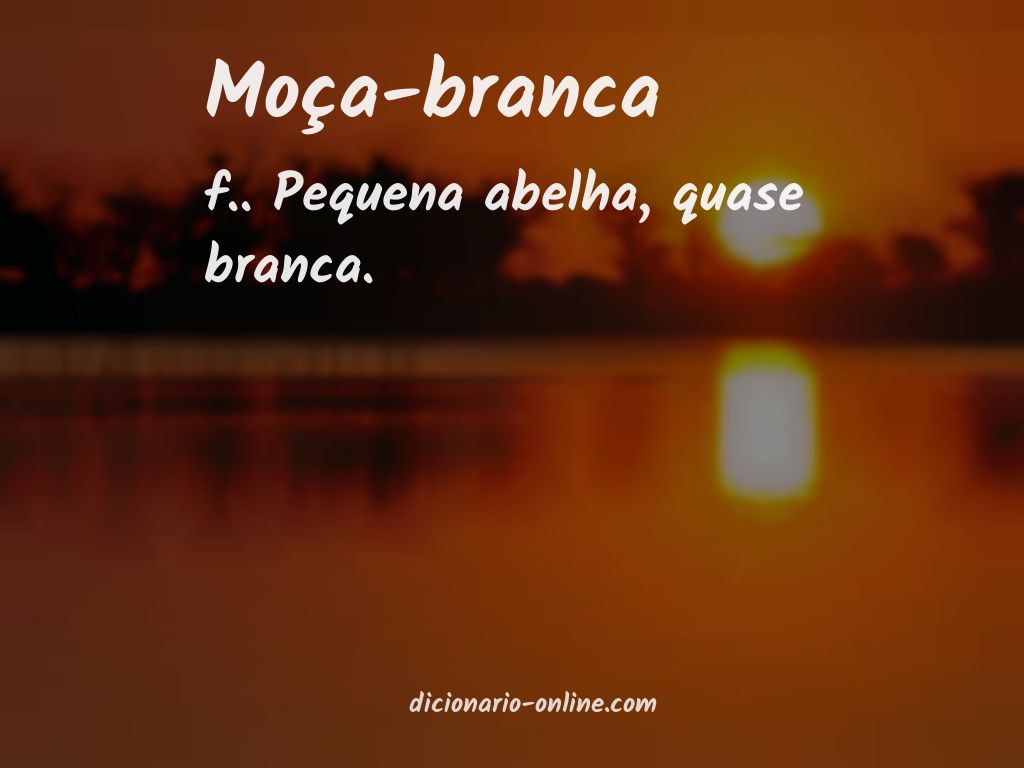 Significado de moça-branca