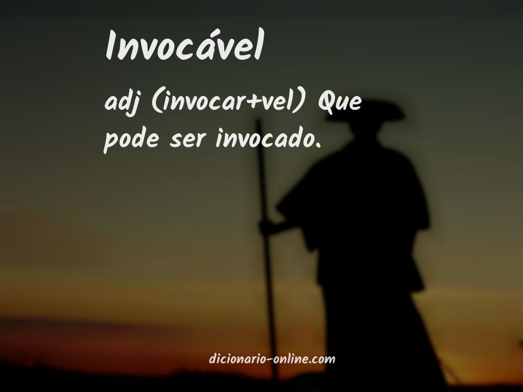 Significado de invocável