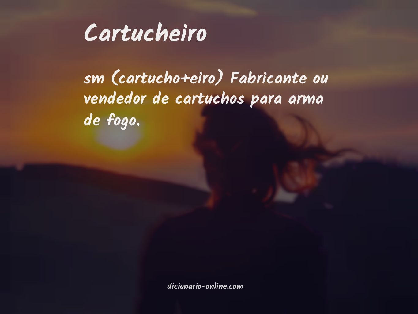 Significado de cartucheiro