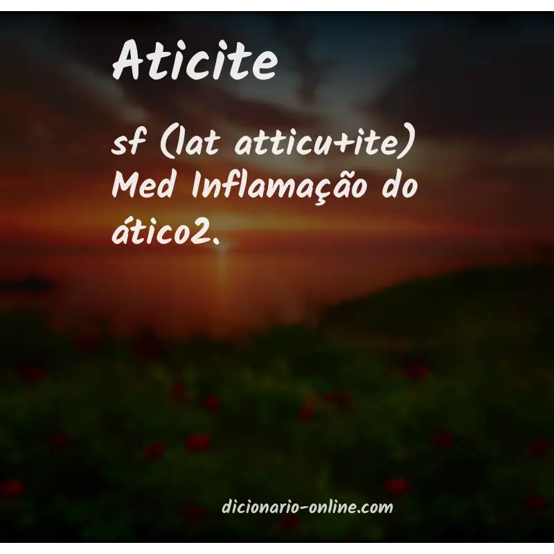 Significado de aticite