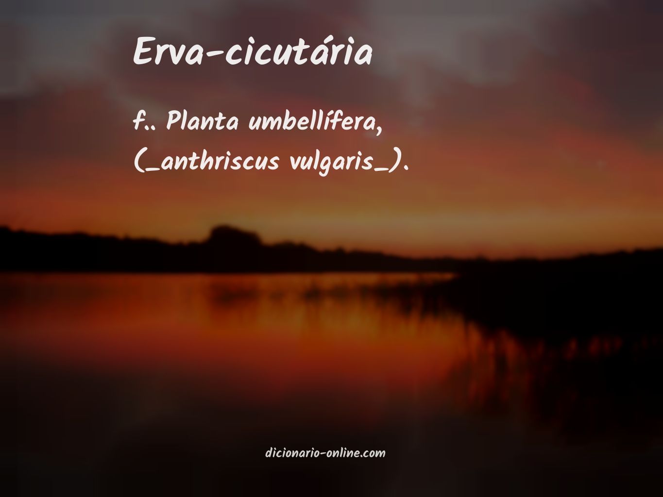 Significado de erva-cicutária