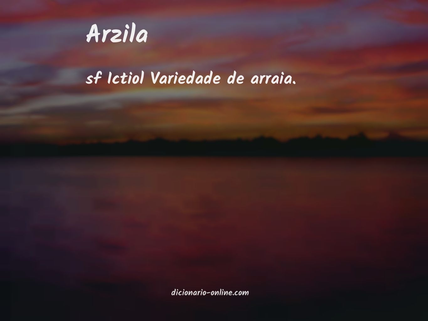 Significado de arzila