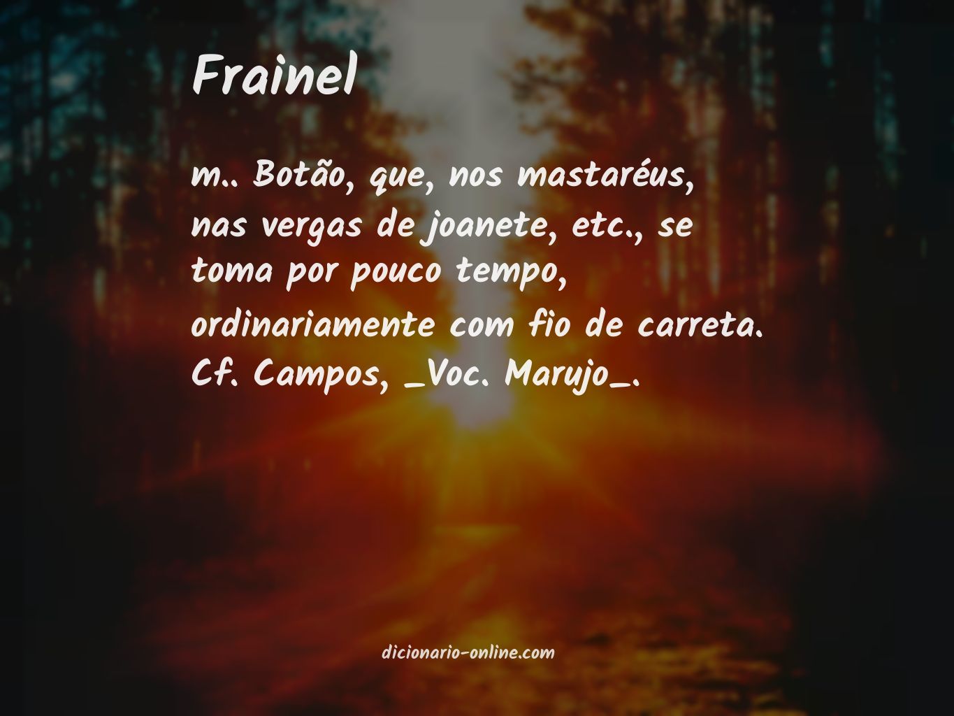 Significado de frainel