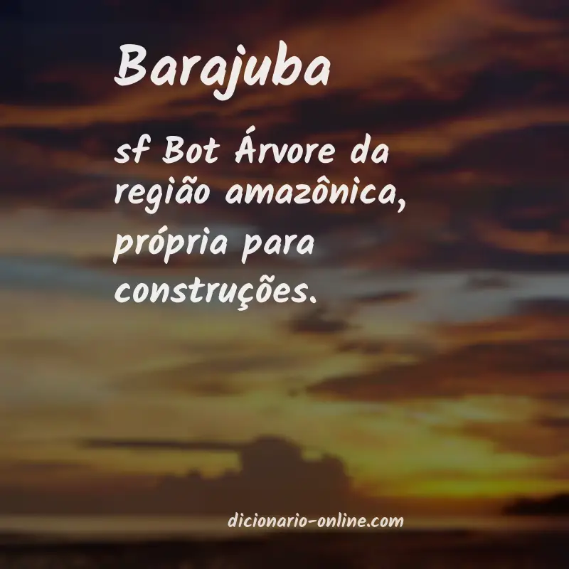 Significado de barajuba