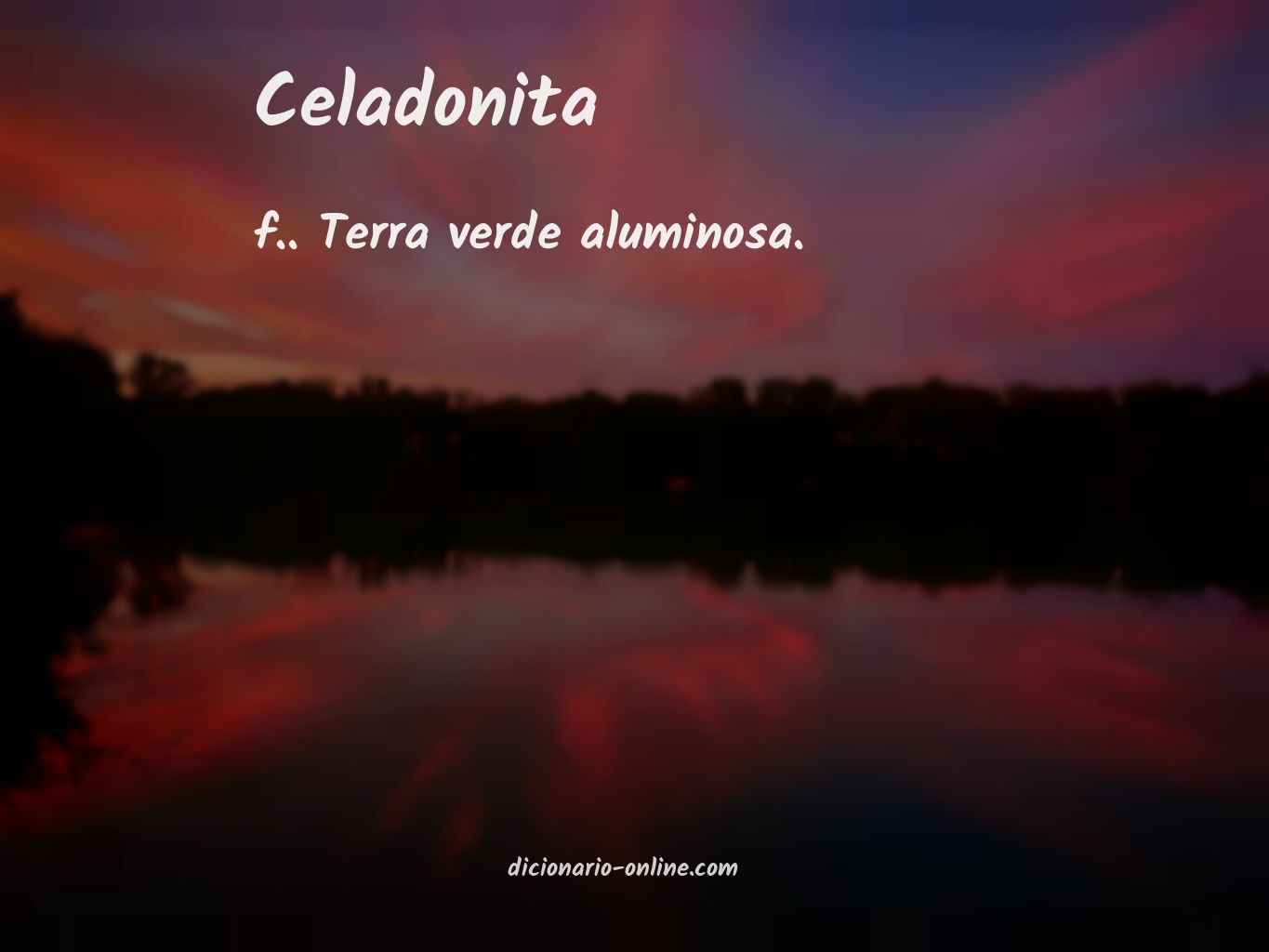 Significado de celadonita