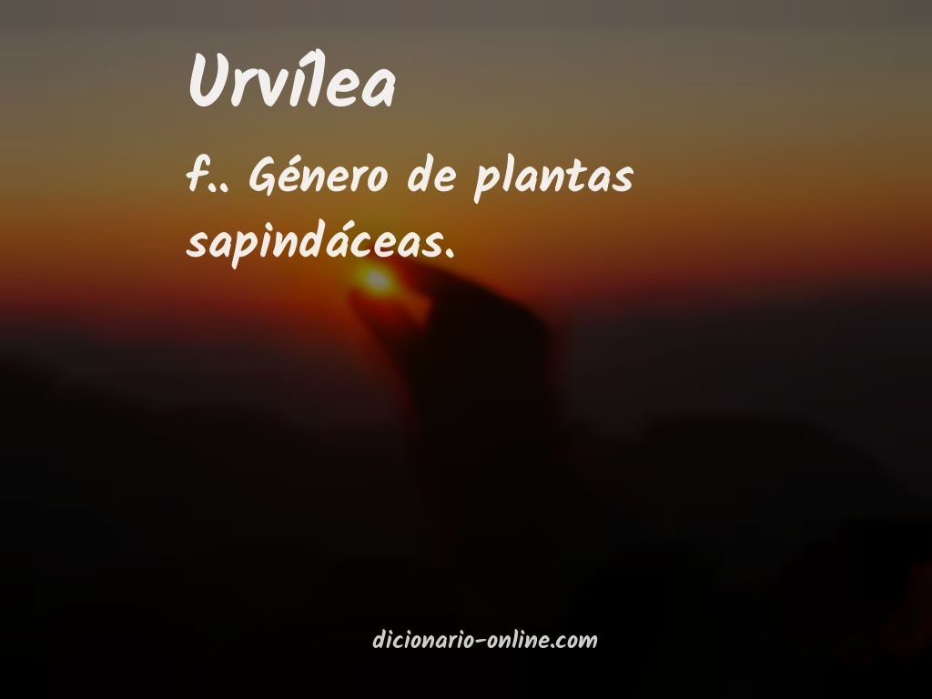 Significado de urvílea