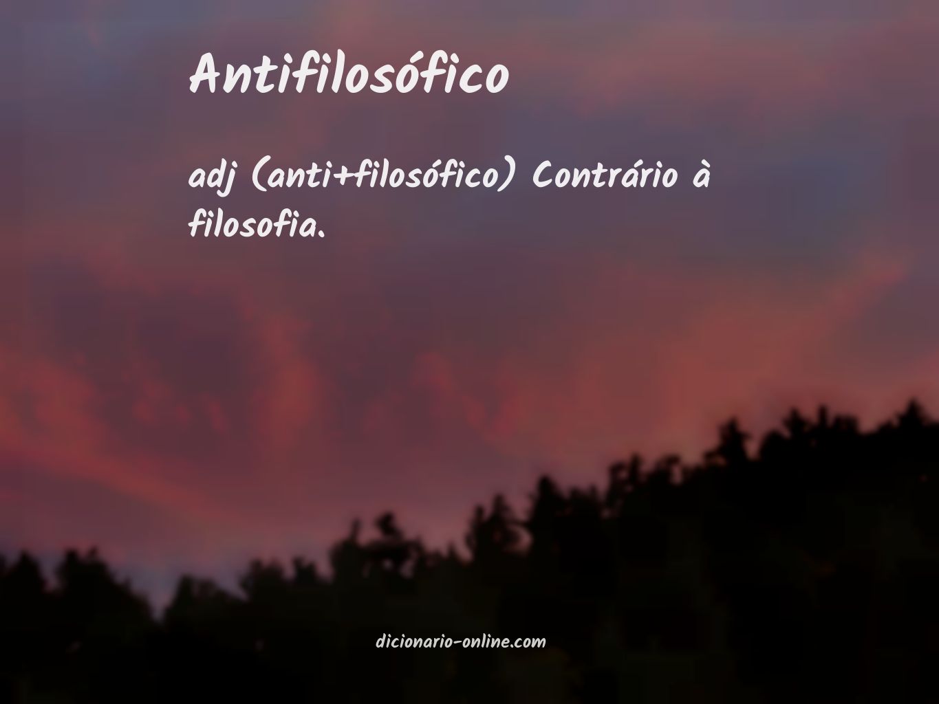 Significado de antifilosófico