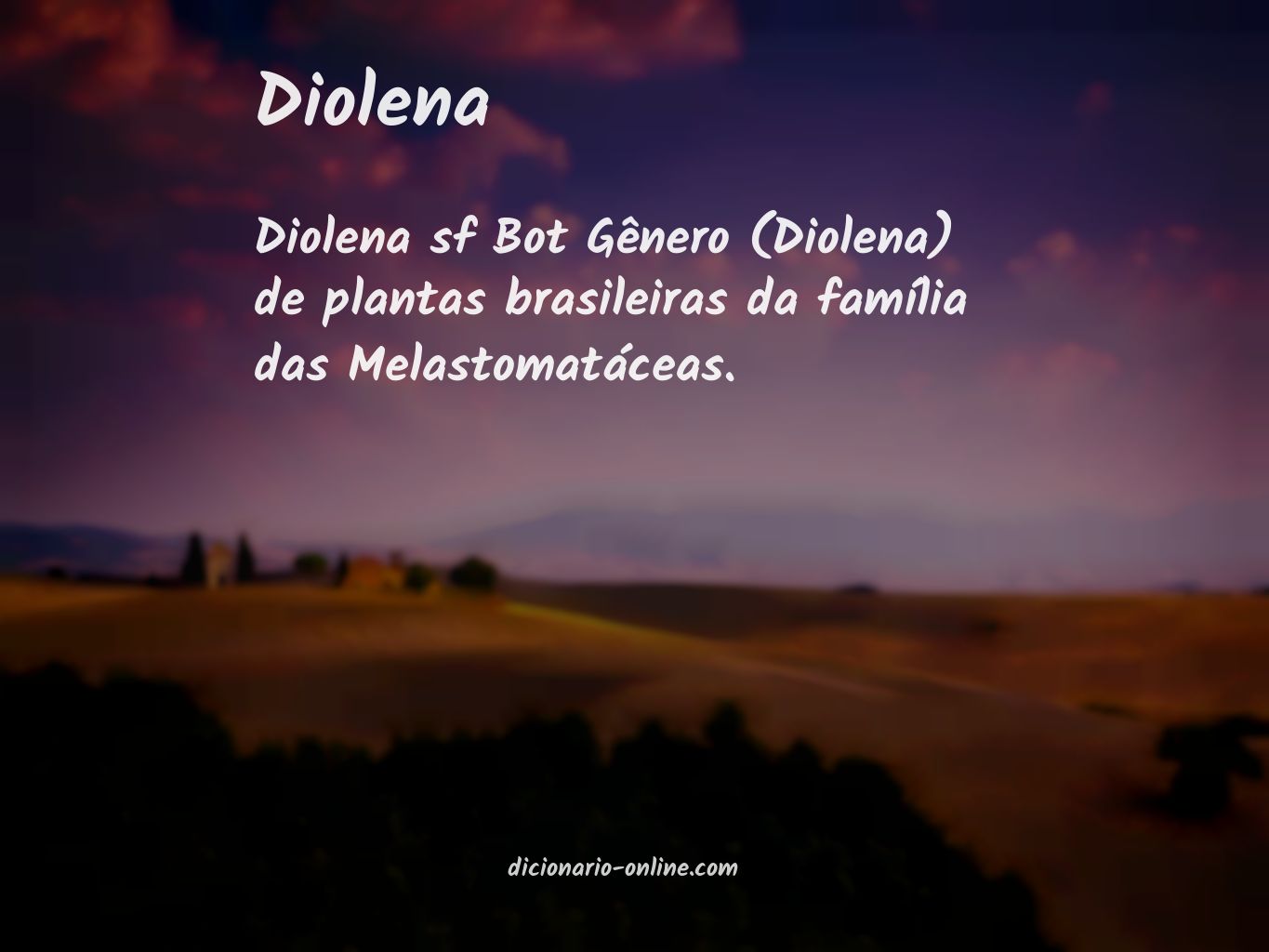 Significado de diolena