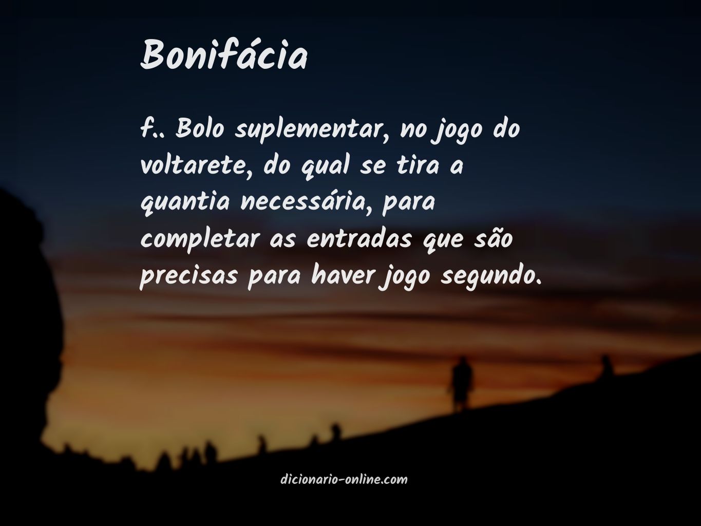 Significado de bonifácia