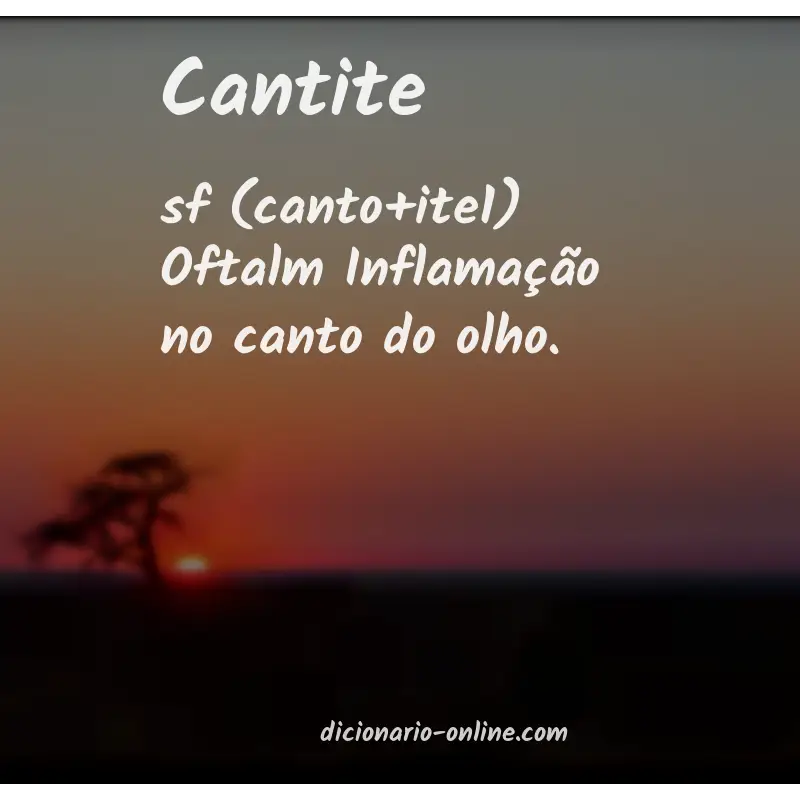 Significado de cantite