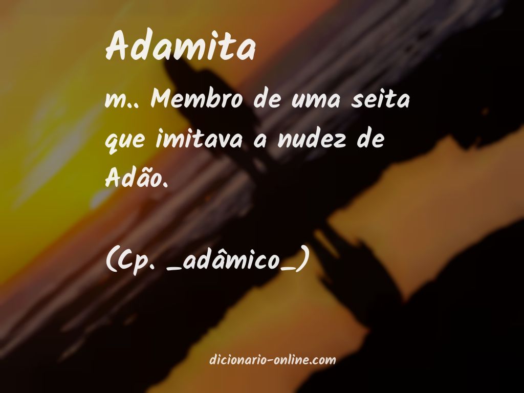 Significado de adamita