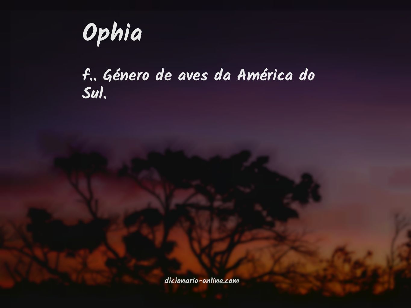 Significado de ophia