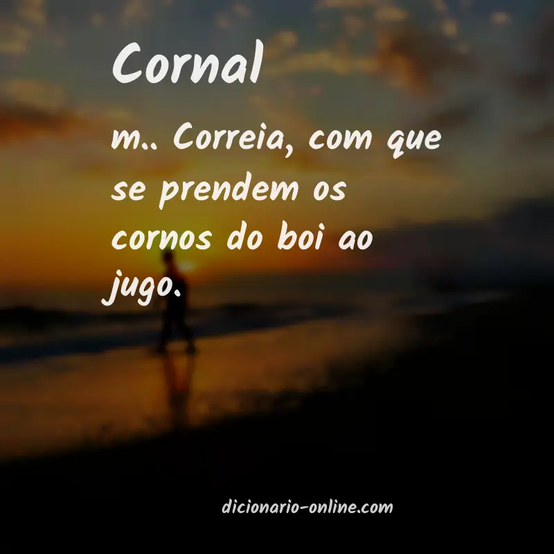 Significado de cornal