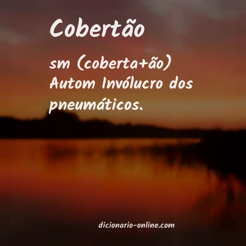 Significado de cobertão