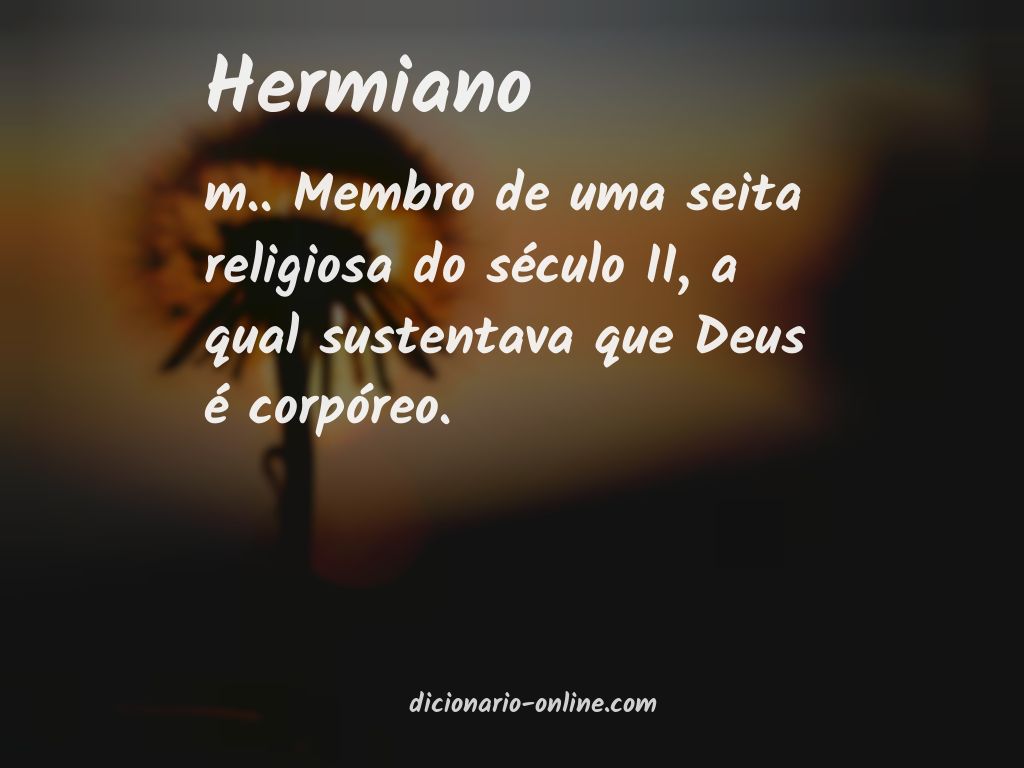 Significado de hermiano