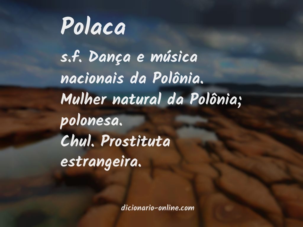 Significado de polaca