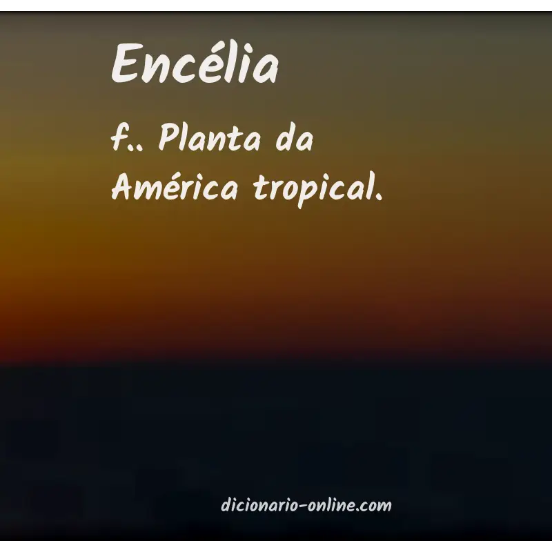 Significado de encélia