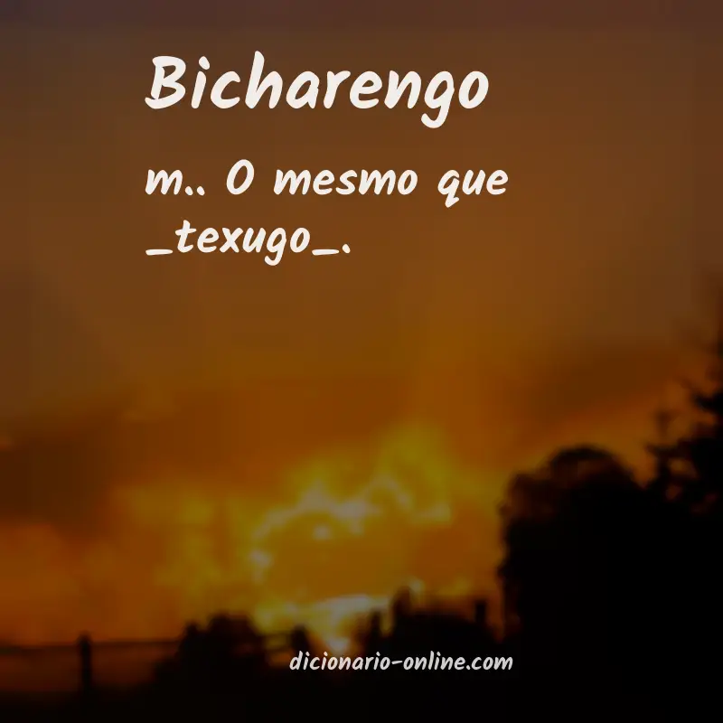 Significado de bicharengo