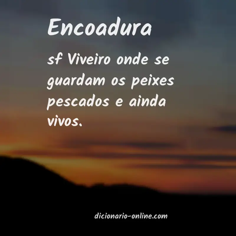 Significado de encoadura