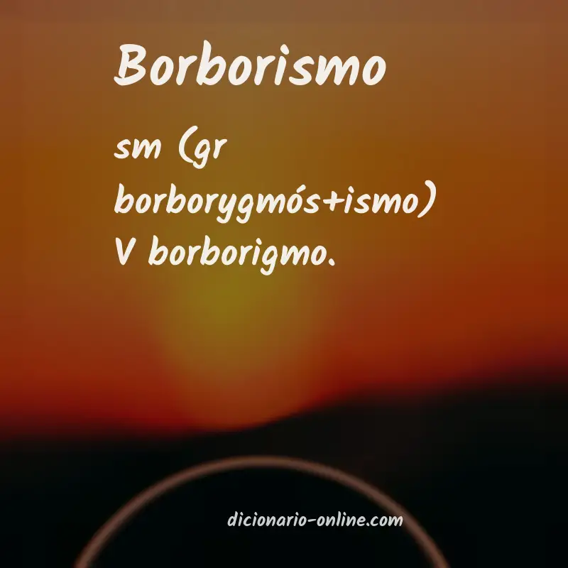 Significado de borborismo