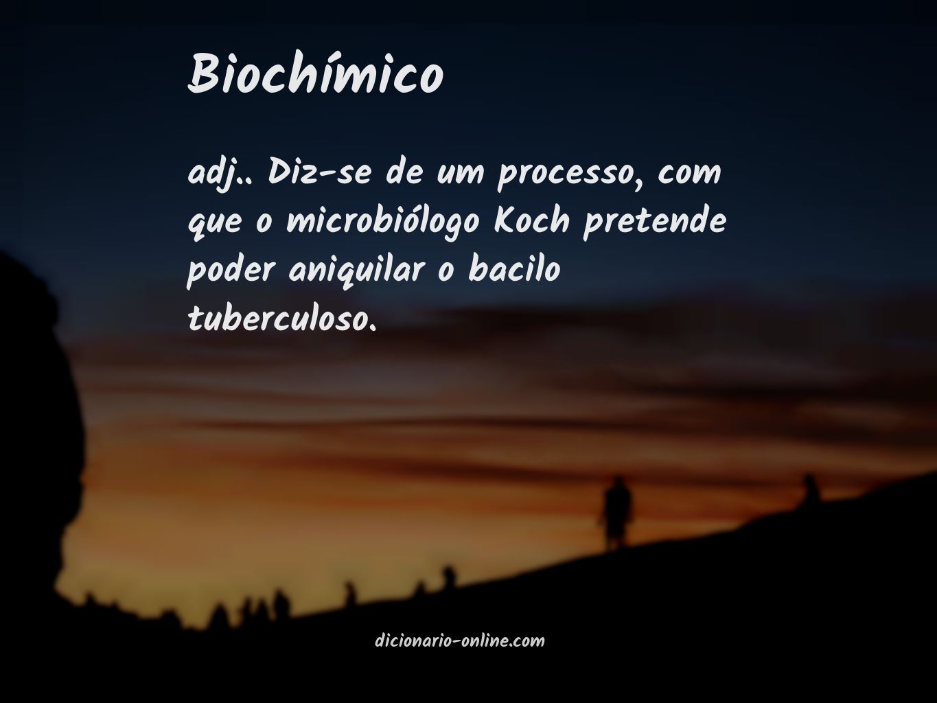 Significado de biochímico