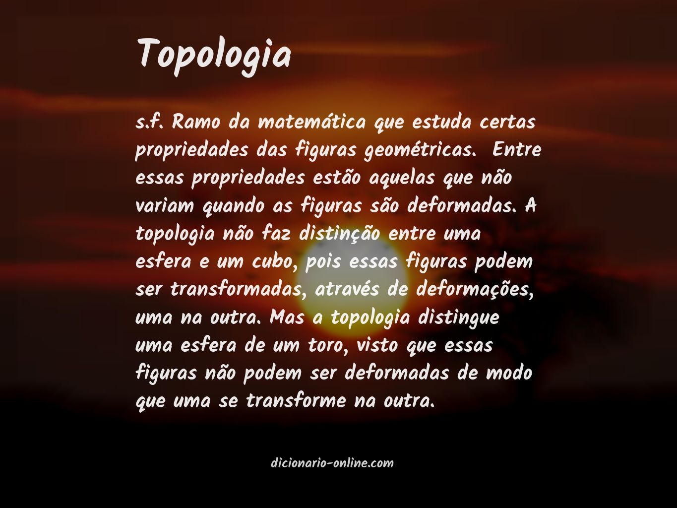 Significado de topologia