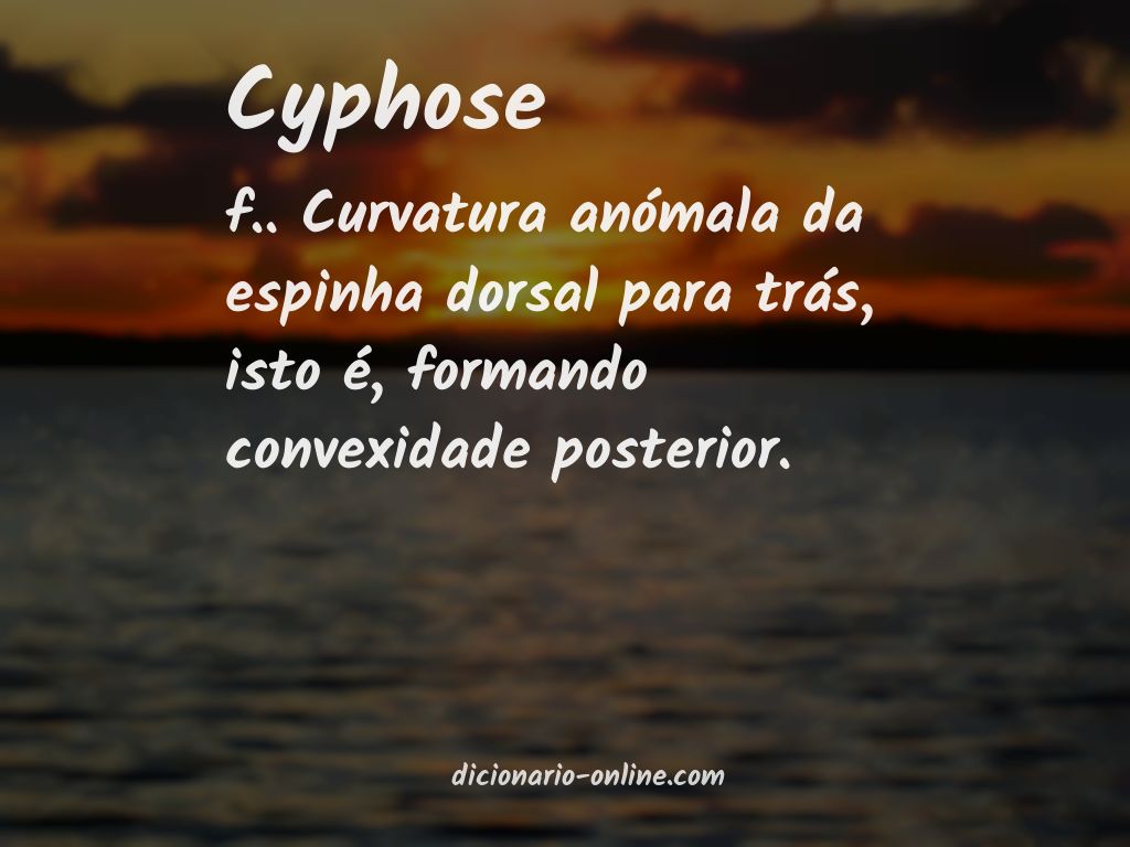 Significado de cyphose