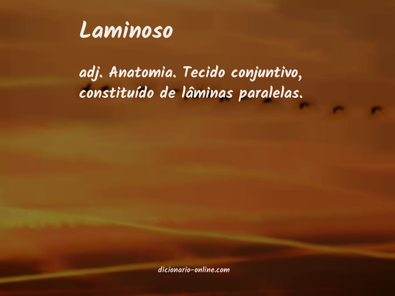 Significado de laminoso