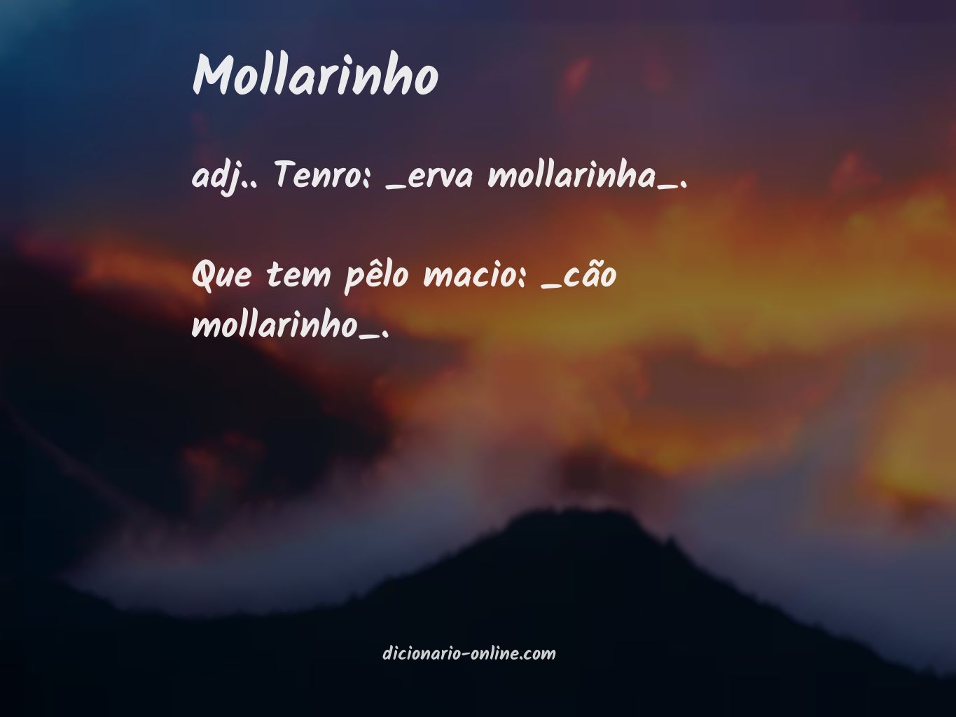 Significado de mollarinho