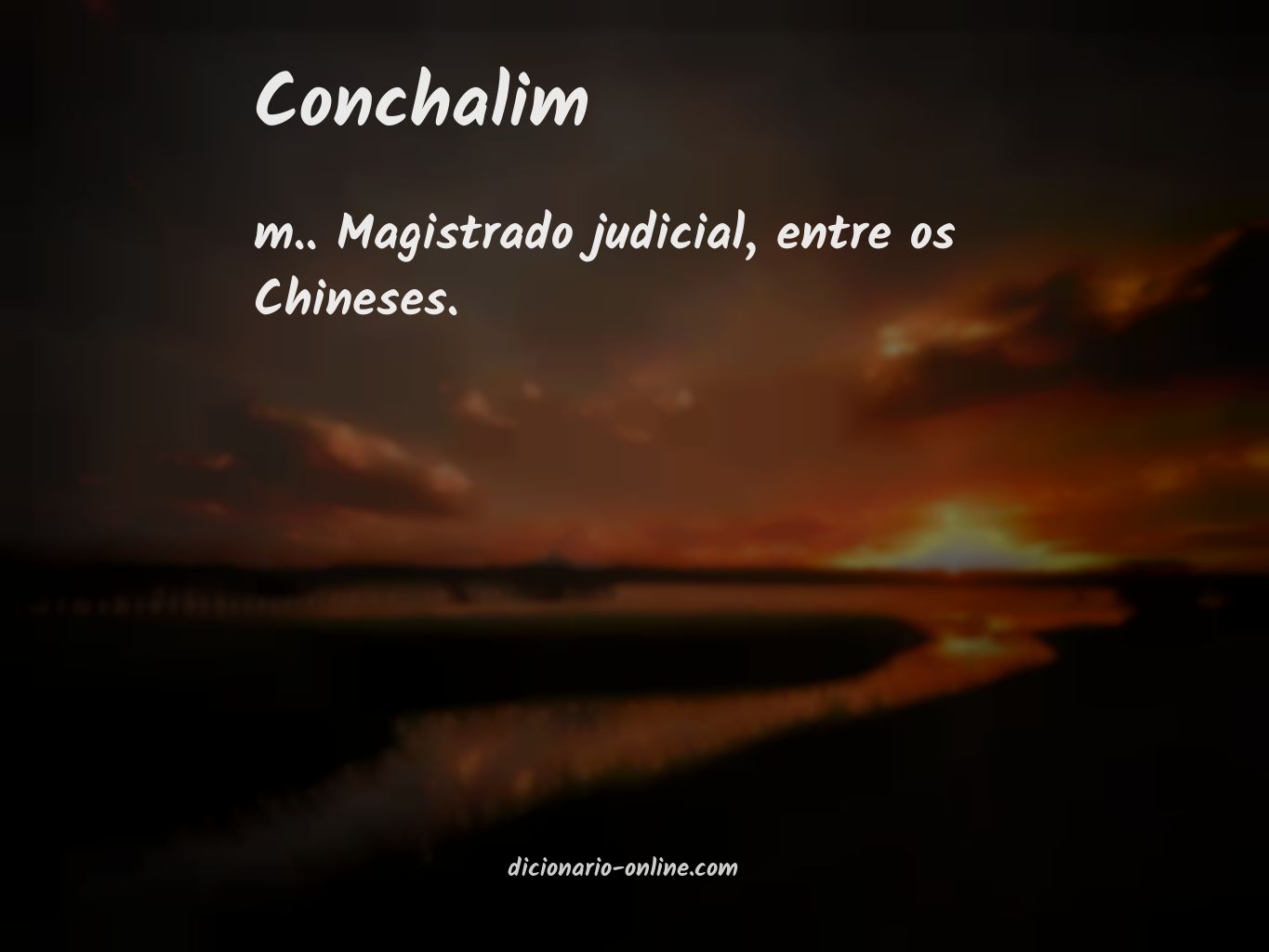 Significado de conchalim