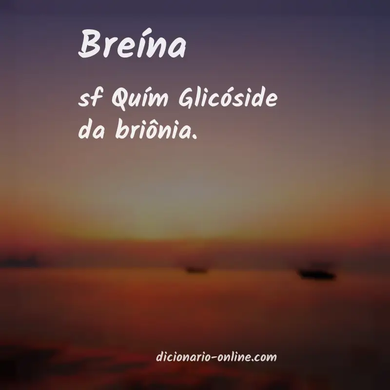 Significado de breína