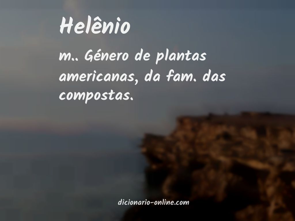 Significado de helênio