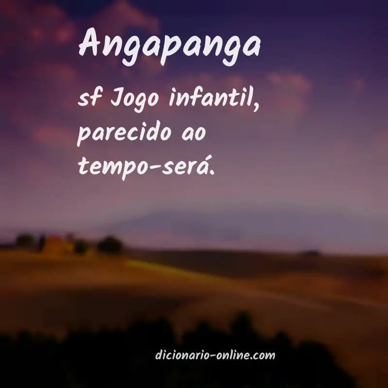 Significado de angapanga