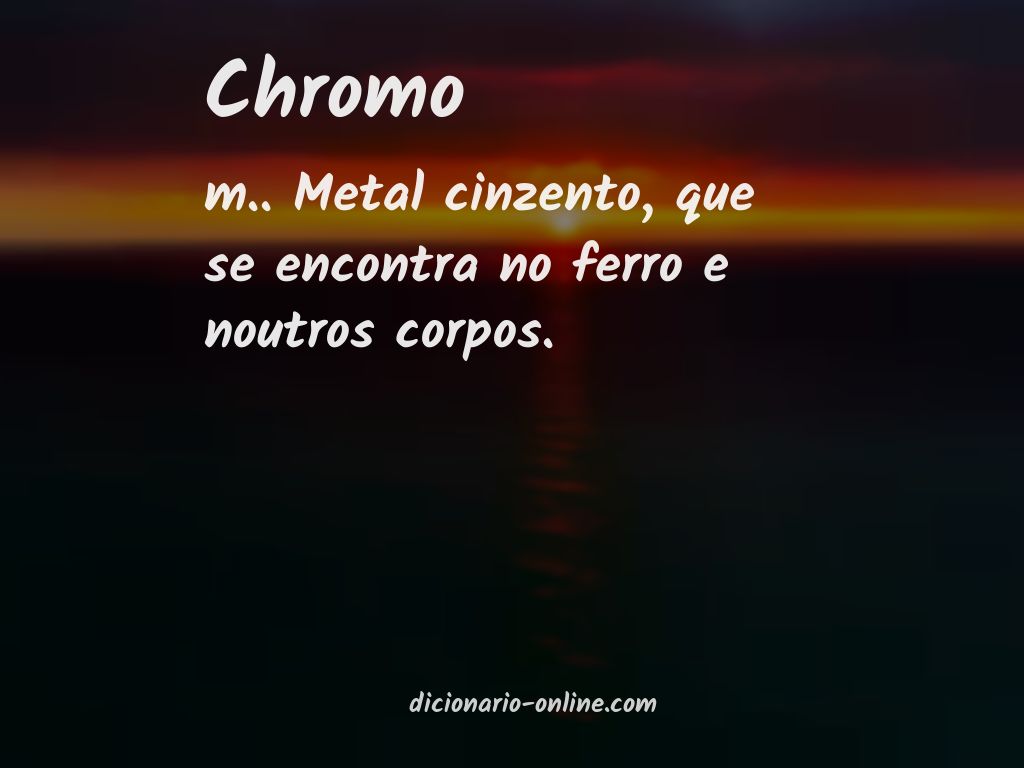 Significado de chromo