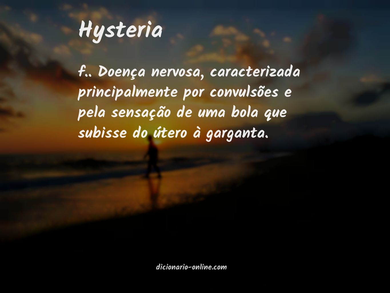 Significado de hysteria