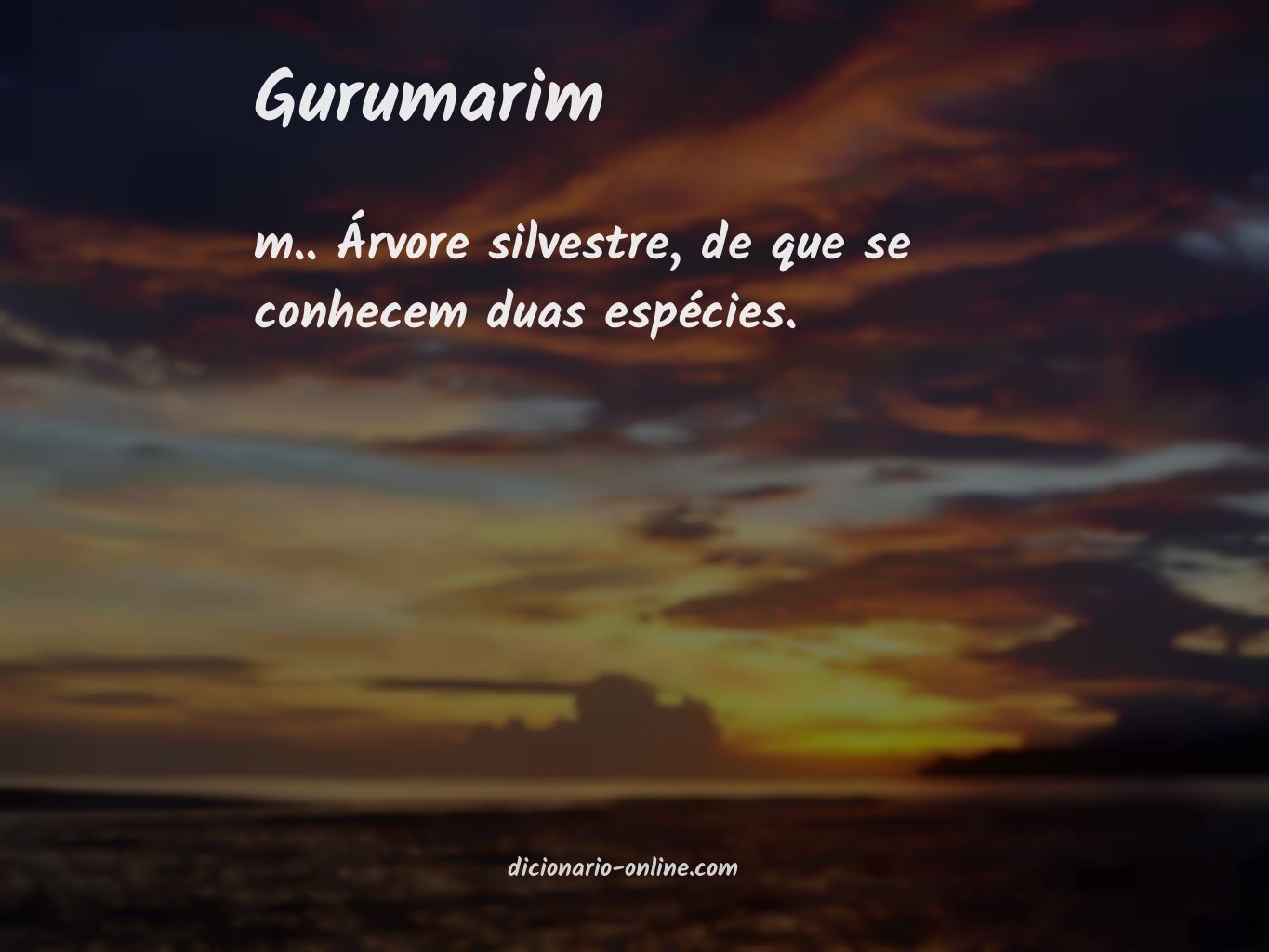 Significado de gurumarim