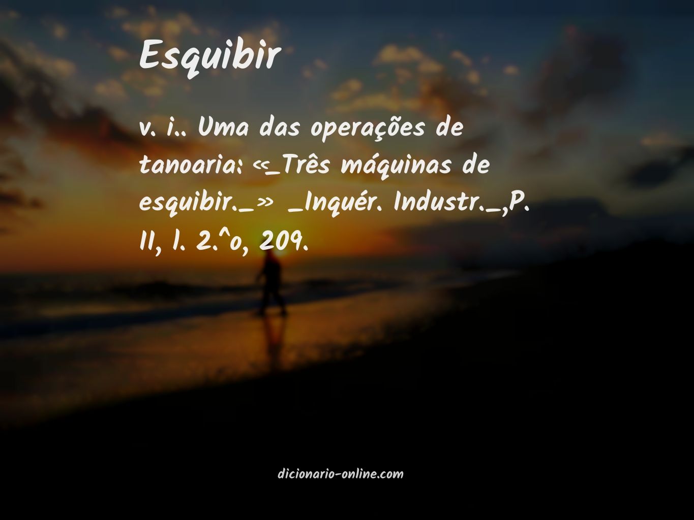 Significado de esquibir