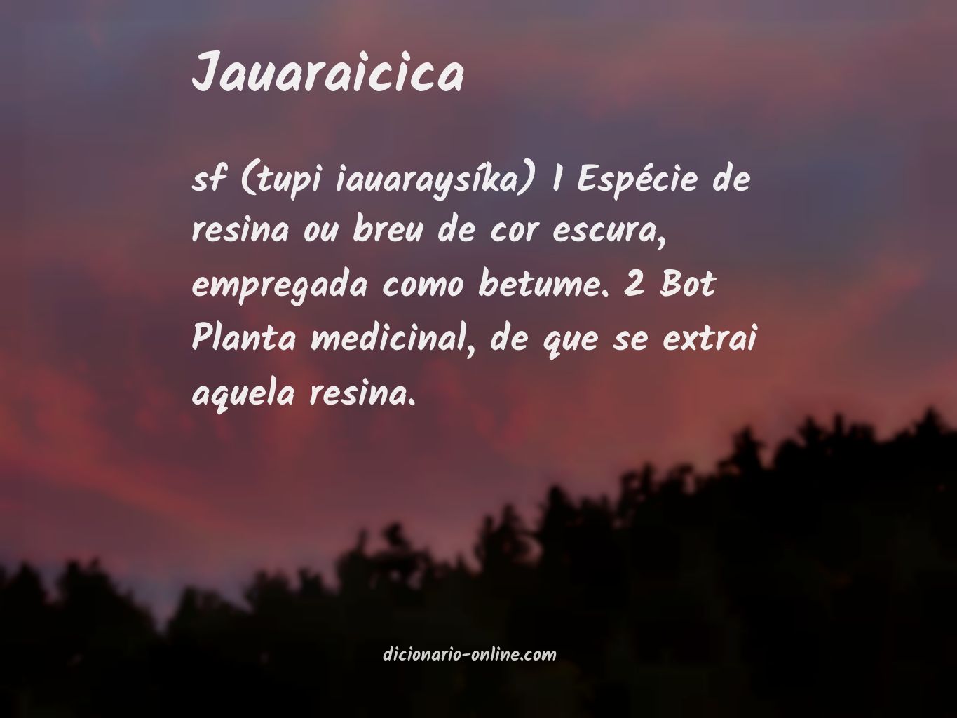 Significado de jauaraicica