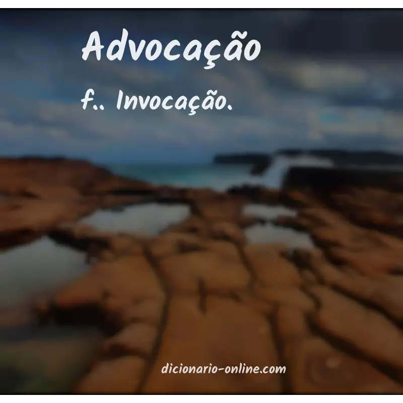 Significado de advocação