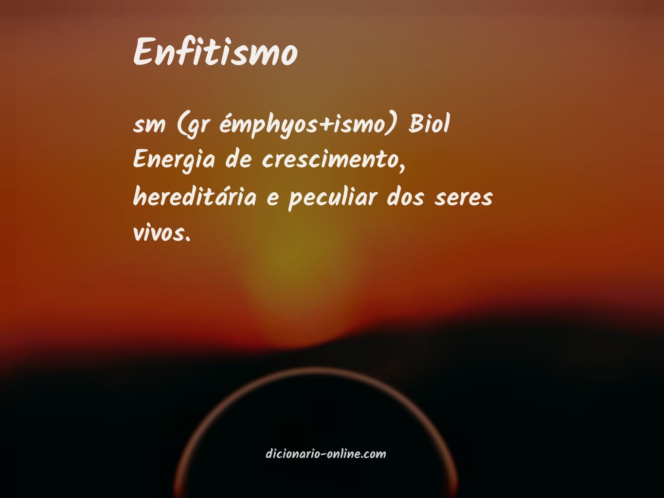 Significado de enfitismo