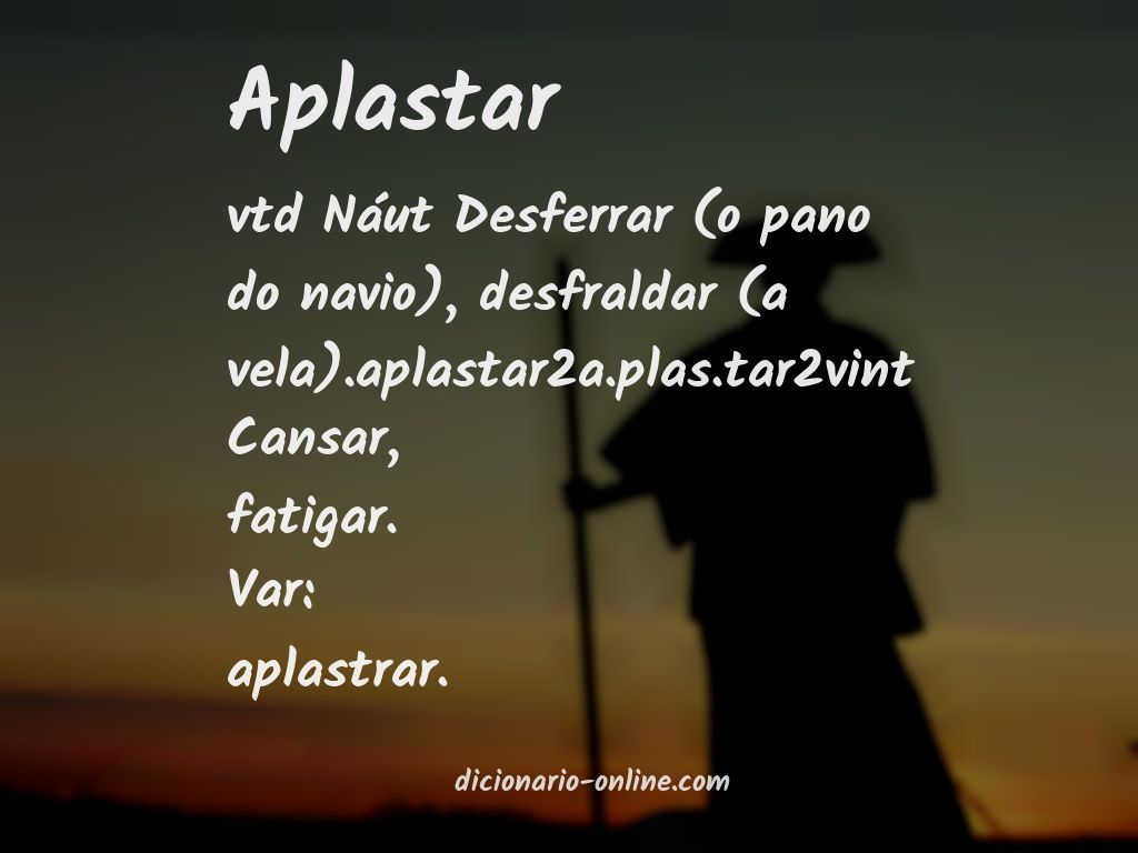 Significado de aplastar