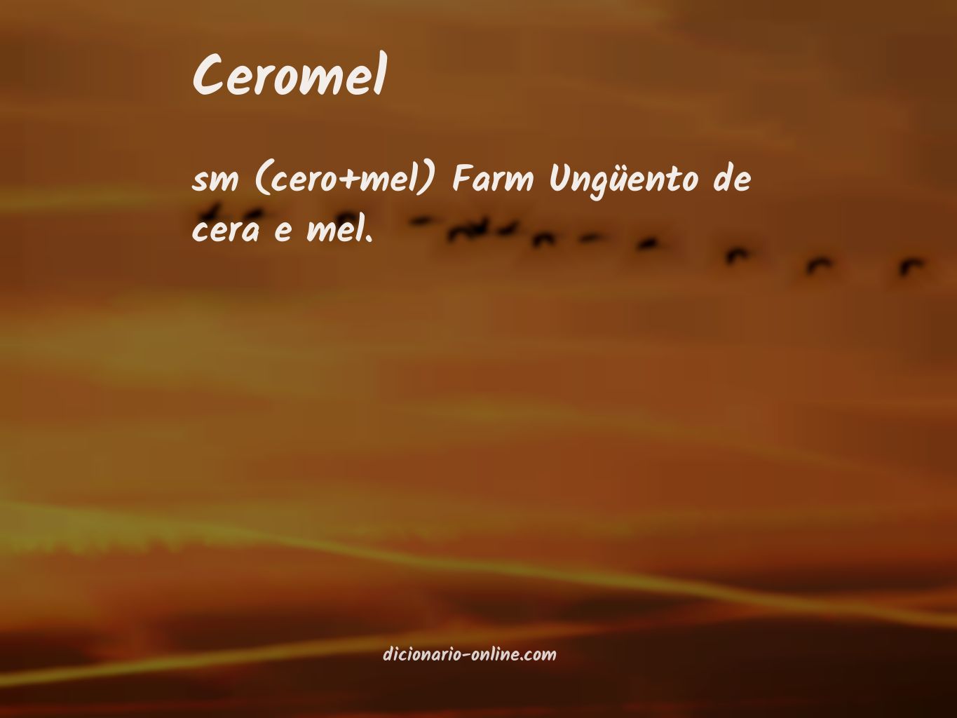 Significado de ceromel