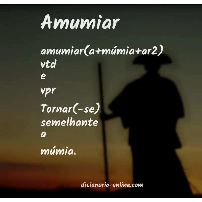 Significado de amumiar