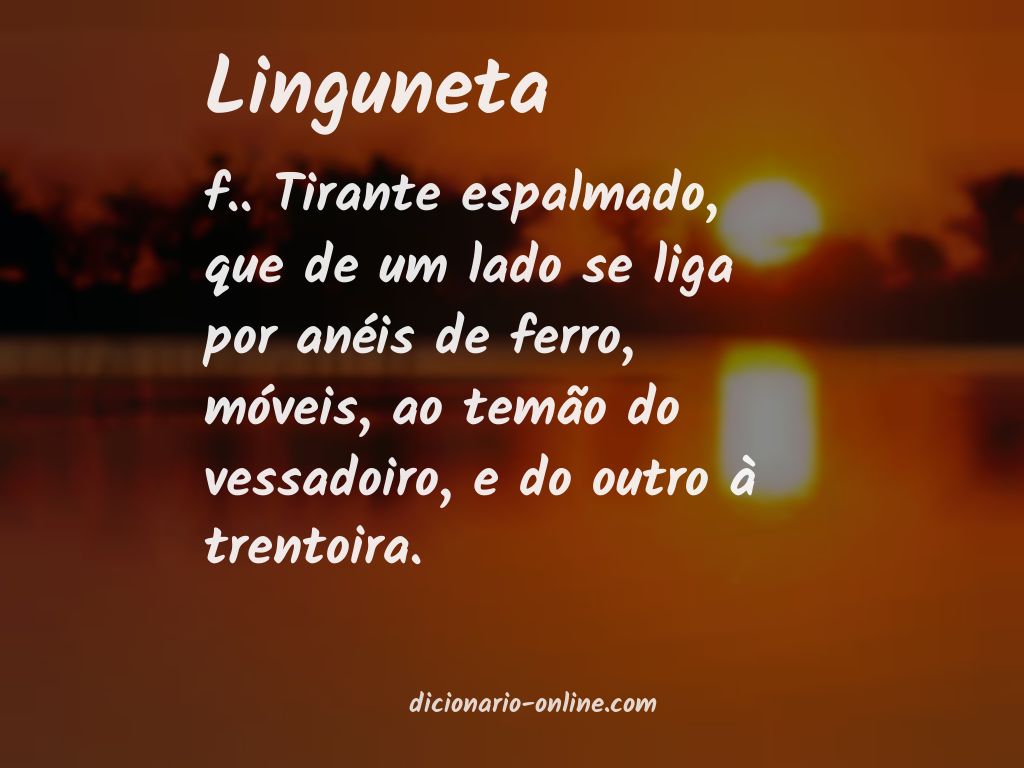 Significado de linguneta